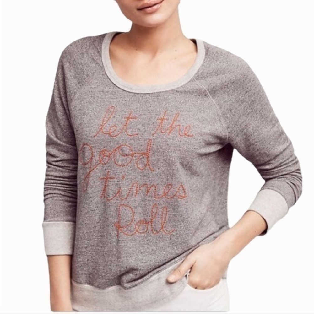 Sundry “Let The Good Times Roll” Long Sleve Sweatshirt